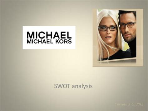 michael kors swot a|michael kors case study.